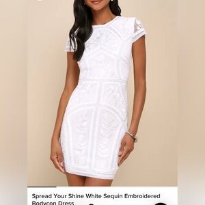 White Lulus Dress